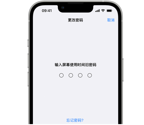 屯昌iPhone屏幕维修分享iPhone屏幕使用时间密码忘记了怎么办 