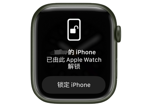 屯昌苹果手机维修分享用 AppleWatch 解锁配备面容 ID 的 iPhone方法 