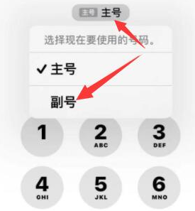 屯昌苹果14维修店分享iPhone 14 Pro Max使用副卡打电话的方法 